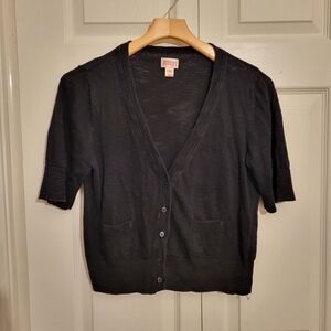 Mossimo Supply Co. Charcoal Knit Top